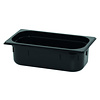 CaterChef GN bak 1/3 - 100 mm zwart polycarbonaat