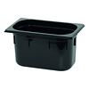CaterChef GN bak 1/4 - 150 mm zwart polycarbonaat