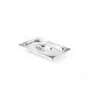Hendi GN deksel 1/4 rvs met lepeluitsparing Profi Line