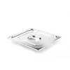 Hendi GN deksel 2/3 rvs met lepeluitsparing Profi Line