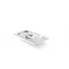 Hendi GN deksel 1/4 rvs met lepeluitsparing Kitchen Line