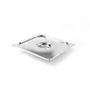 Hendi GN deksel 2/3 rvs met lepeluitsparing Kitchen Line