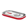 Hendi GN deksel 1/4 rvs met siliconenrand Kitchen Line