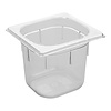 CaterChef GN bak 1/6 - 150 mm transparant polycarbonaat