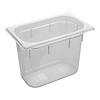 CaterChef GN bak 1/4 - 200 mm transparant polycarbonaat