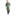 Chaud Devant Schort Cross Moss Green W70-L85 cm