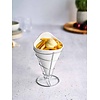 Cosy&Trendy Frietzak met houder porselein 12x(h)23 cm