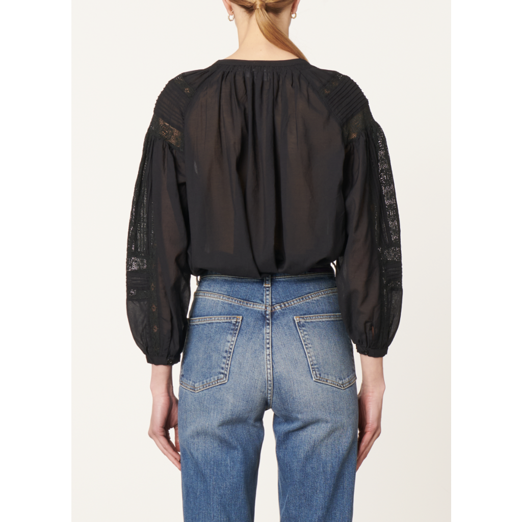 Vanessa Bruno blouse Nipoa in noir
