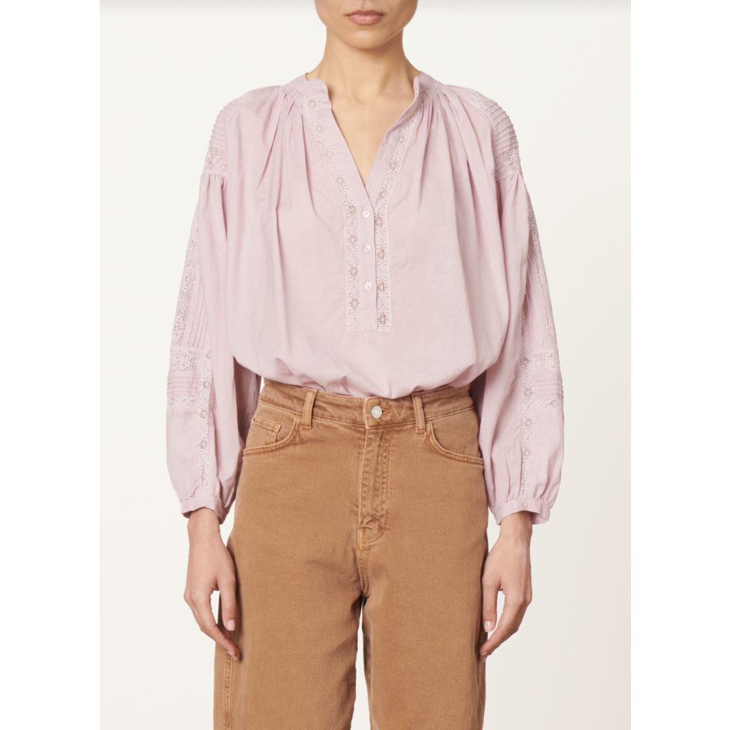 Vanessa Bruno blouse Nipoa in parme