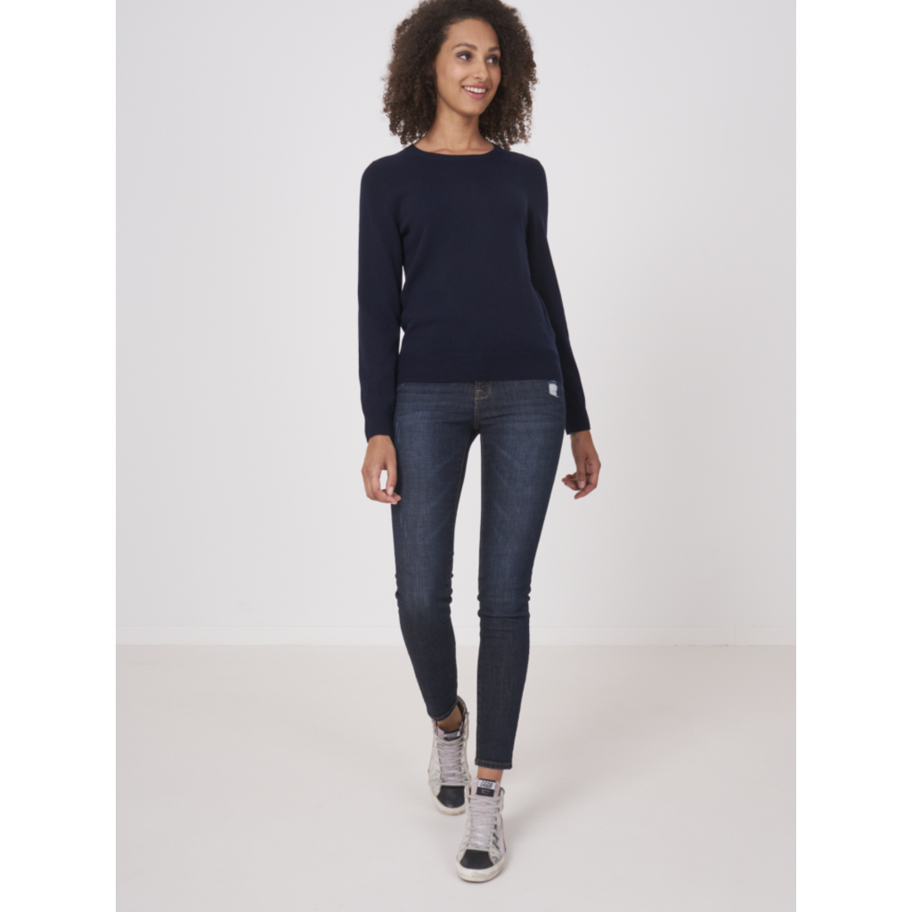 Repeat trui 100528 in navy