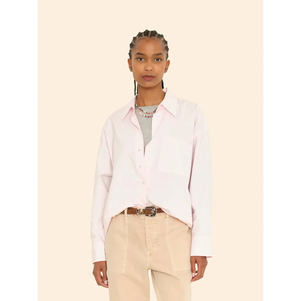 Xírena Sydney Blouse Lange Mouw  X5AVC006 in tea rose