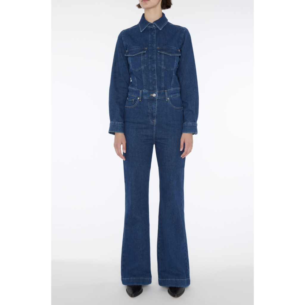 7 for all mankind Luxe Jumpsuit in cove