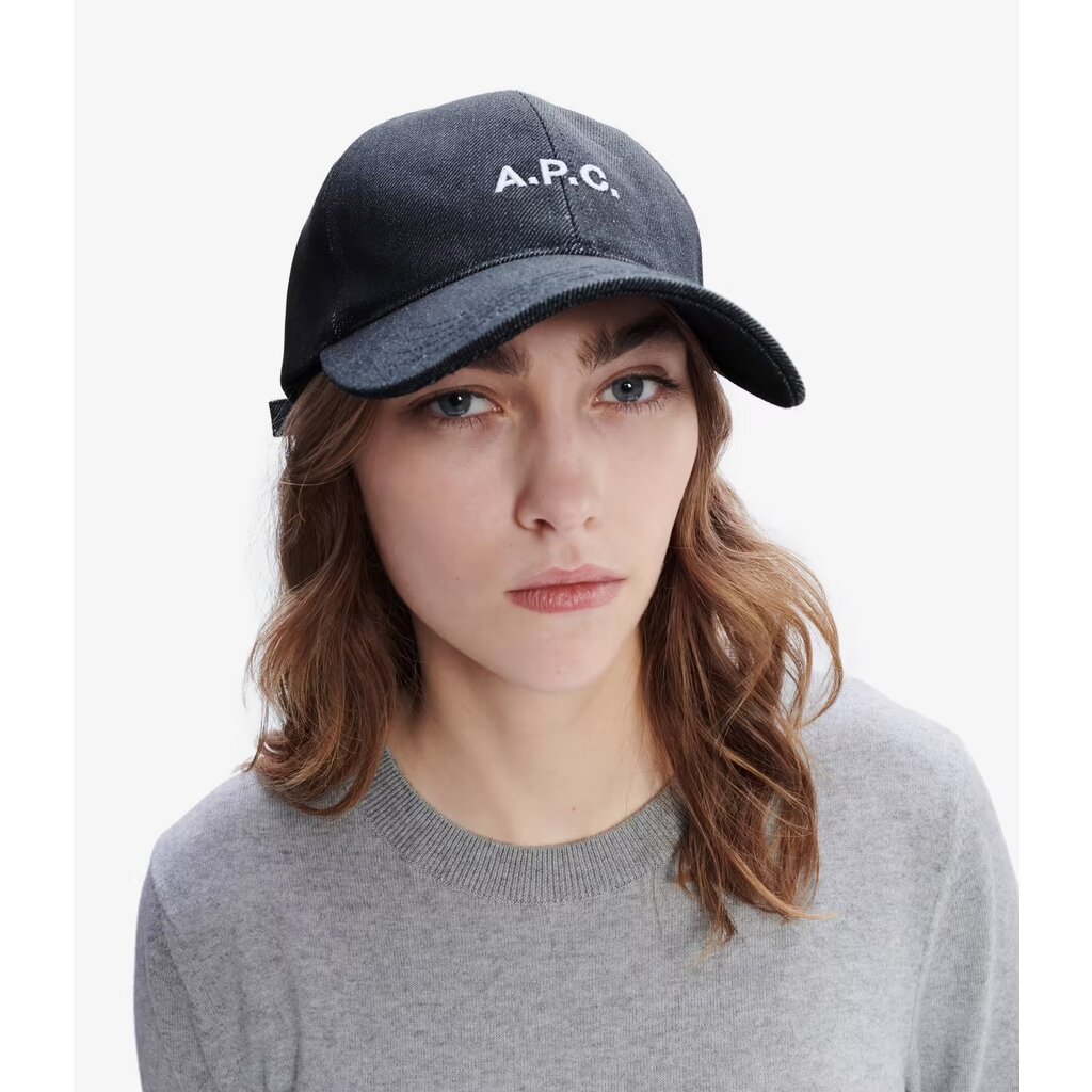 A.P.C. cap casquette Charlie in indigo