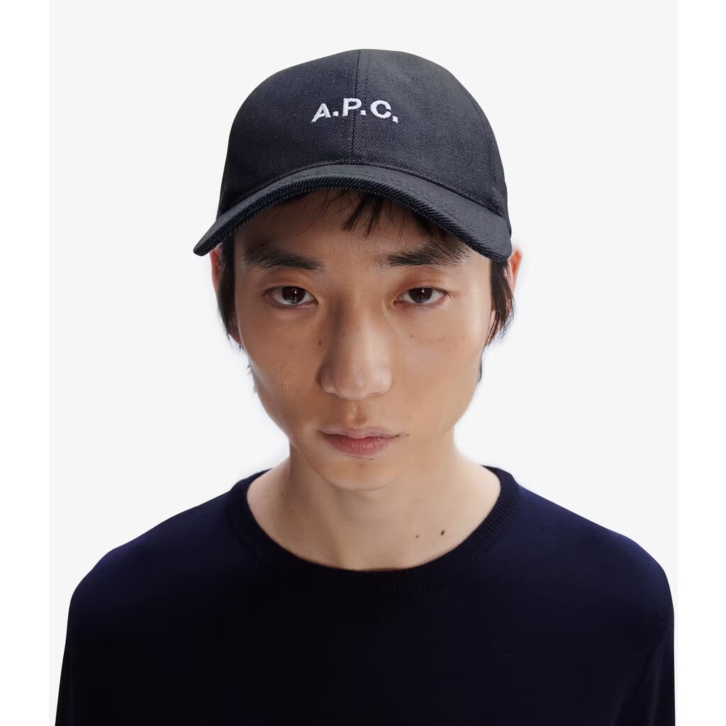 A.P.C. cap casquette Charlie in indigo