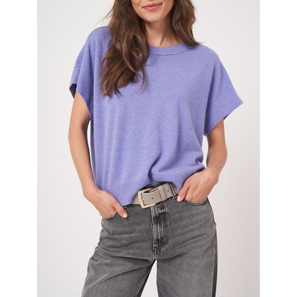 Repeat poncho/pullover 103587 in iris