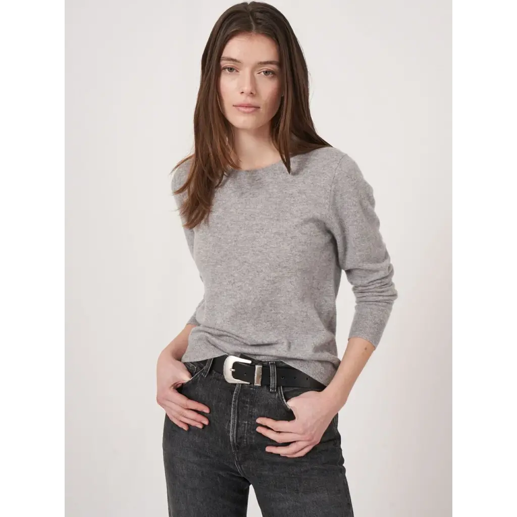 Repeat trui 100528 in silver grey