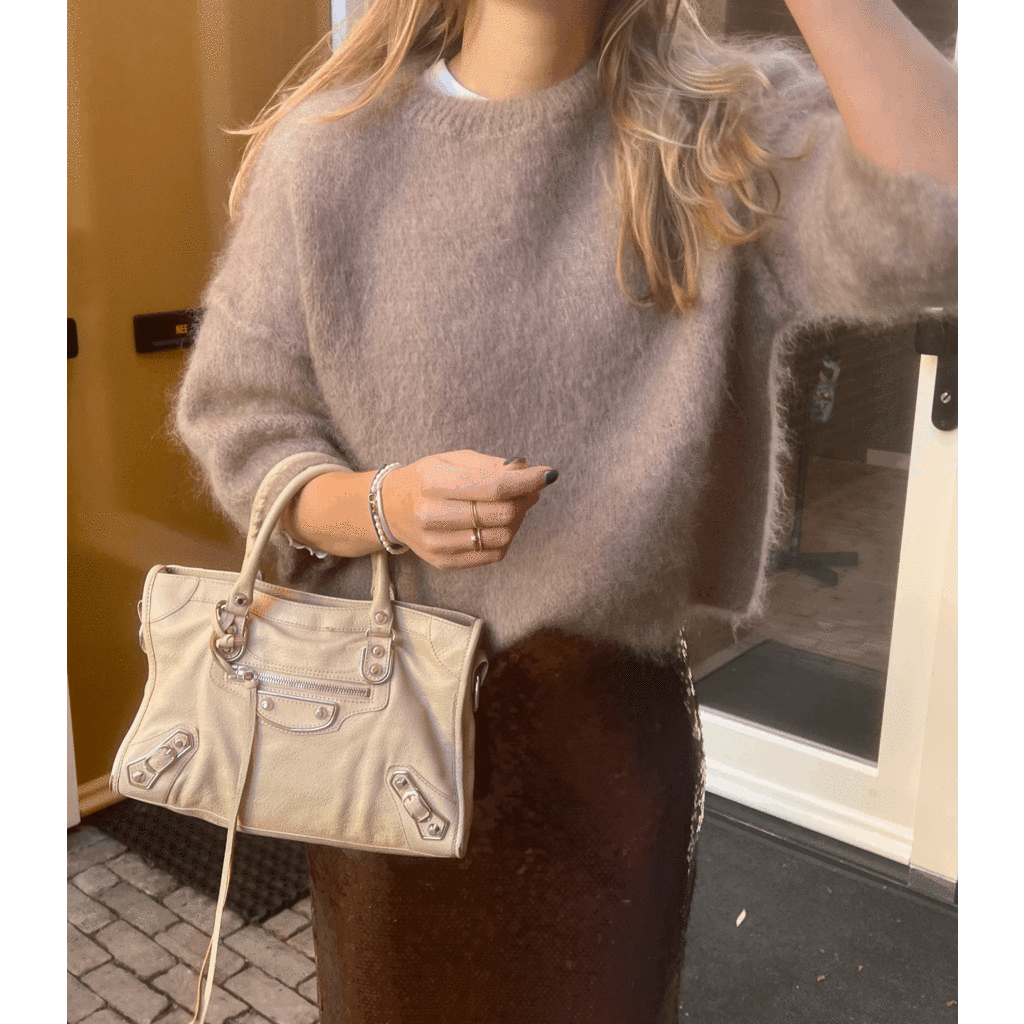 Studio Lavendel trui Celine Pull in taupe