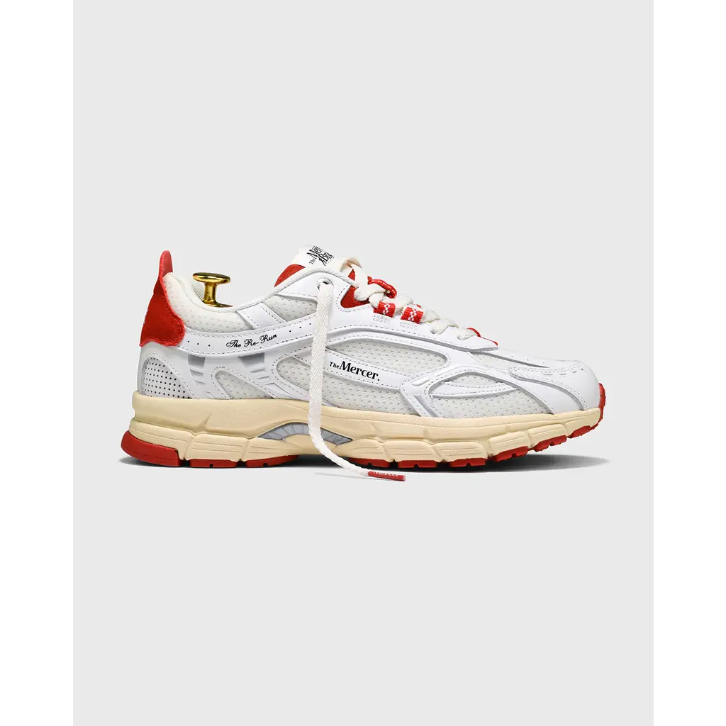 Mercer sneakrr The Re-Run Vintage in white-red