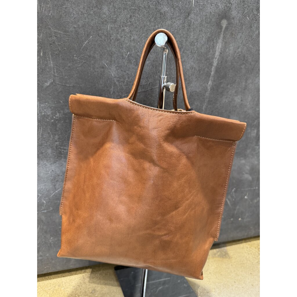Bea Mombaers tas Shopper S in cognac
