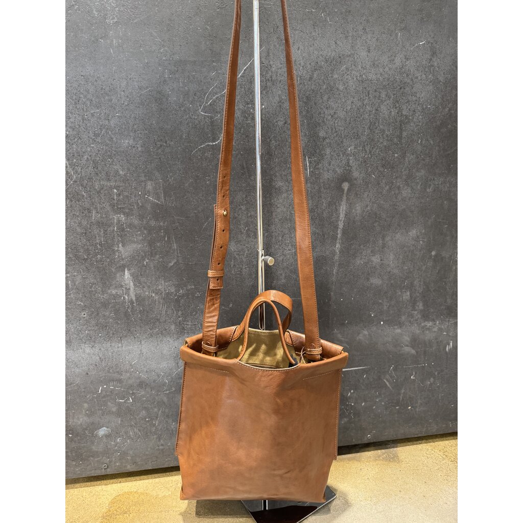 Bea Mombaers tas Shopper S in cognac