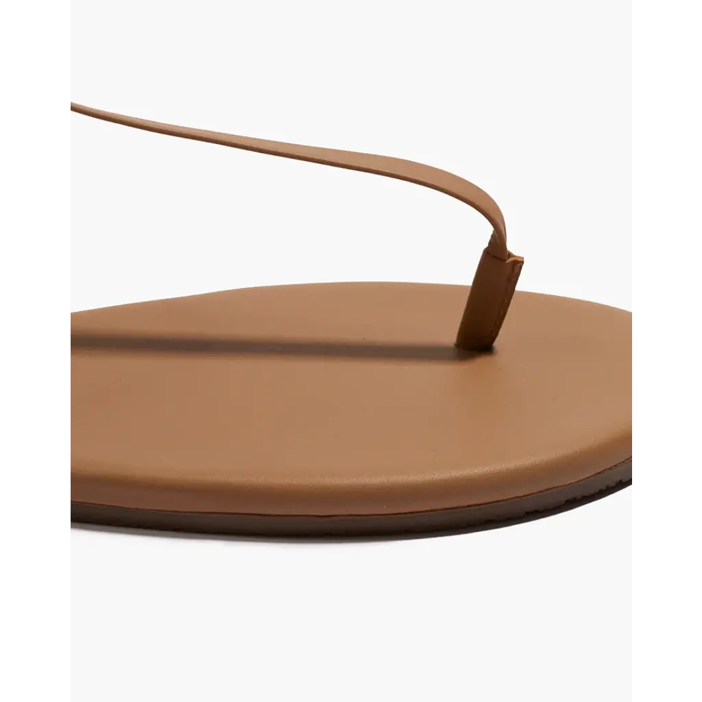 TKEES leren slipper Mariana in cocobutter