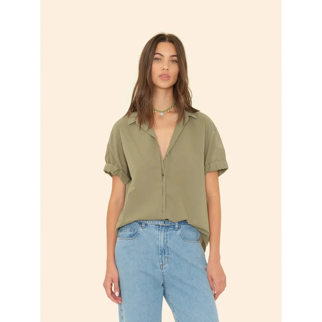 Xírena blouse Channing Shirt X5CPT114  in dark seagrass
