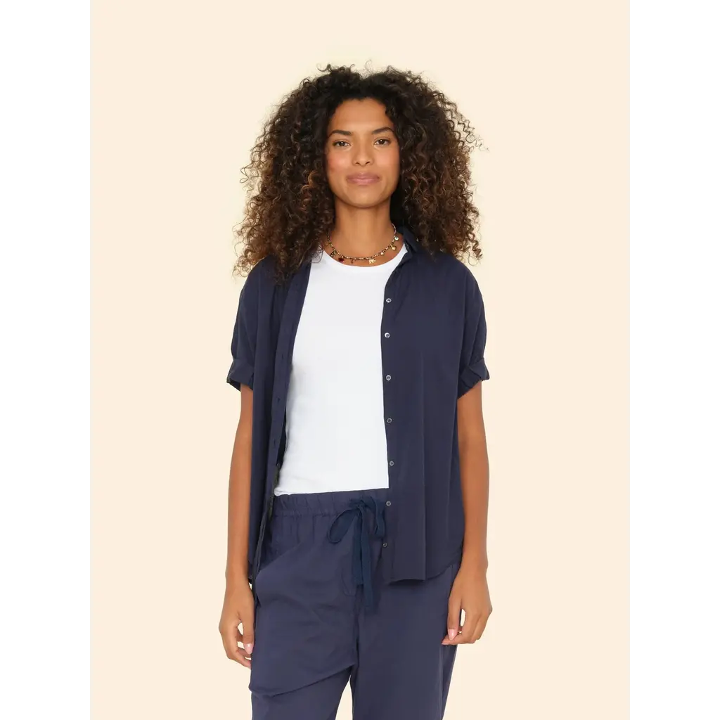 Xírena blouse Channing Shirt X5CPT114 in navy