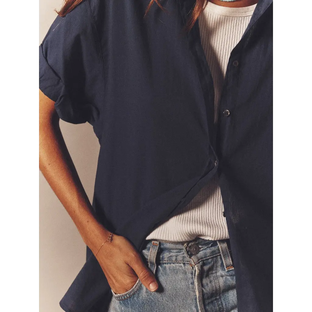 Xírena blouse Channing Shirt X5CPT114 in navy