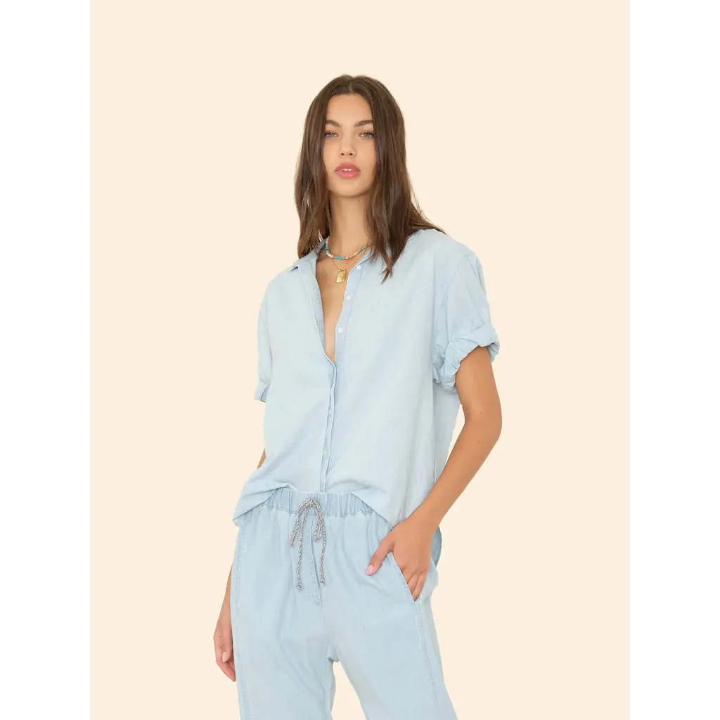 Xírena blouse Channing Shirt X5CHM114 in air blue