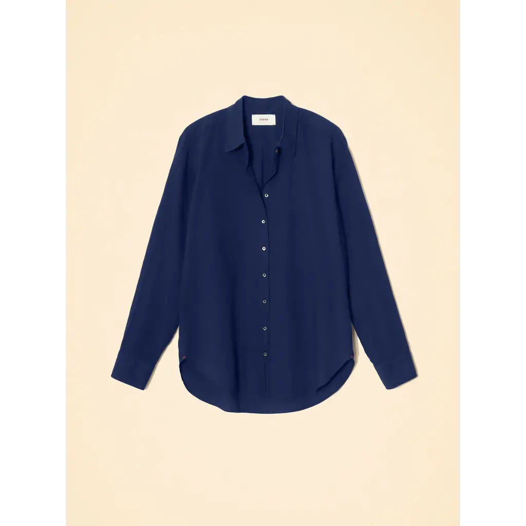 Xírena blouse Beau X5CTP111 in navy