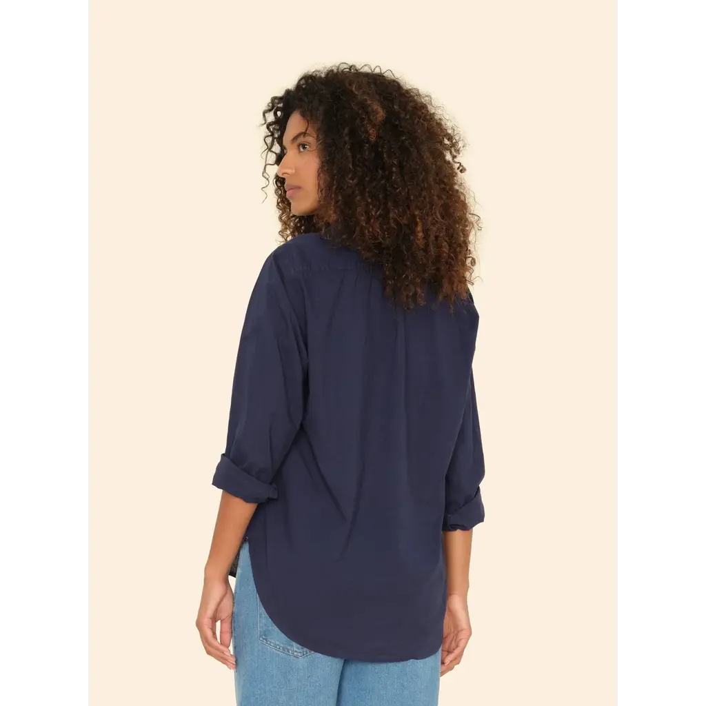 Xírena blouse Beau X5CTP111 in navy