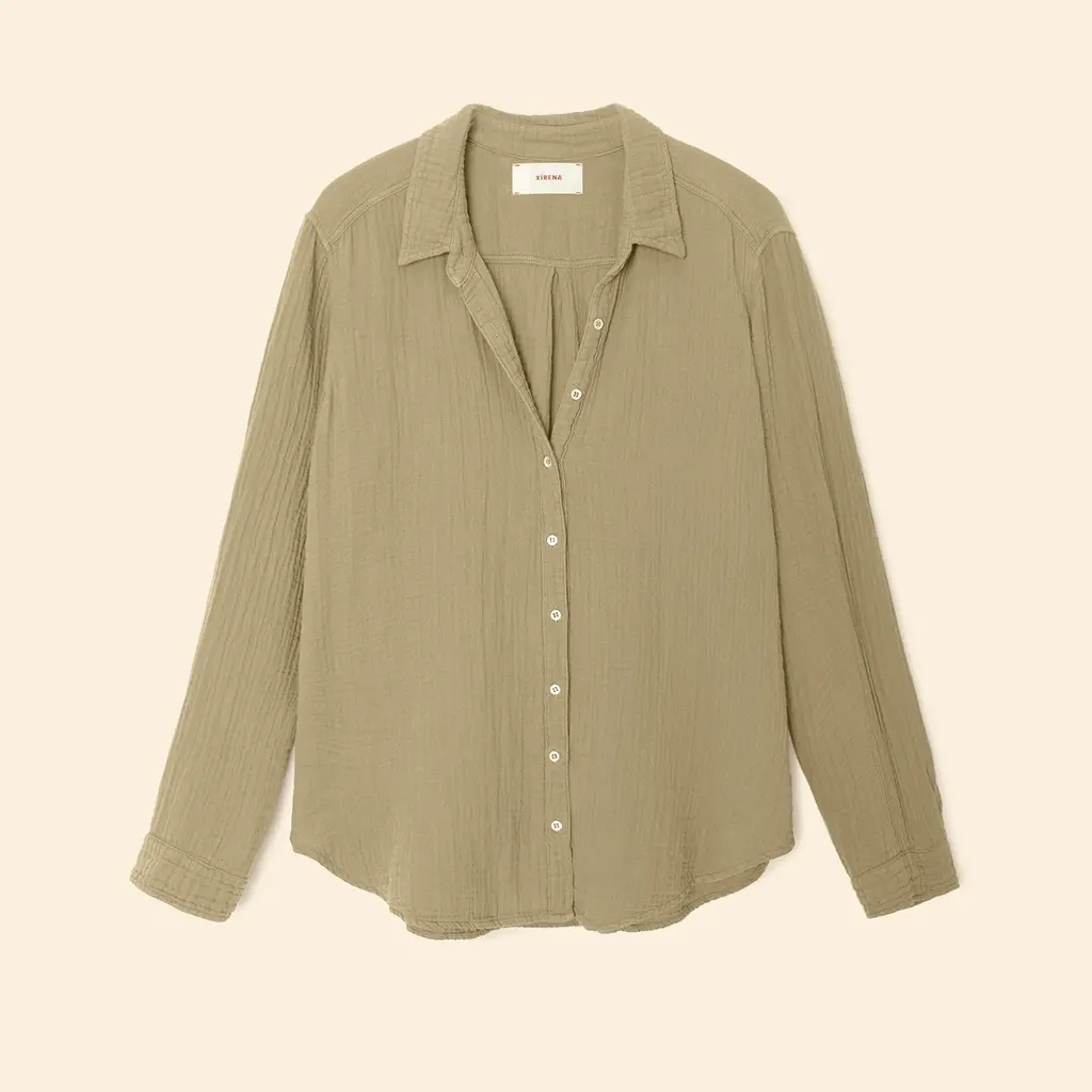 Xírena blouse Scout in dark seagrass