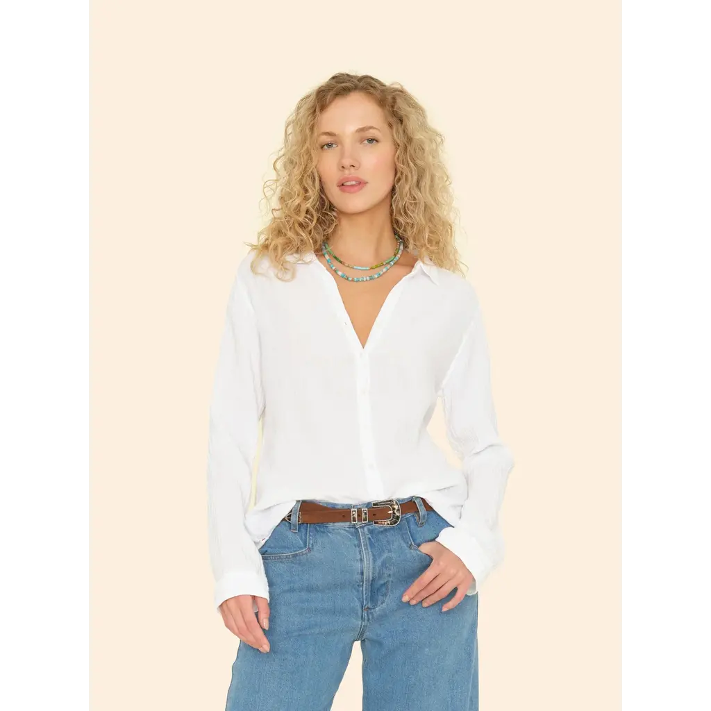 Xírena blouse Scout in white