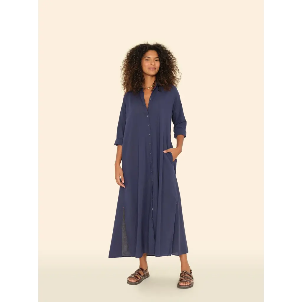 Xírena jurk Boden in navy