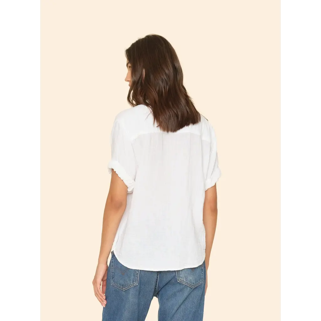 Xírena Cruz Top X5CHG017 in white