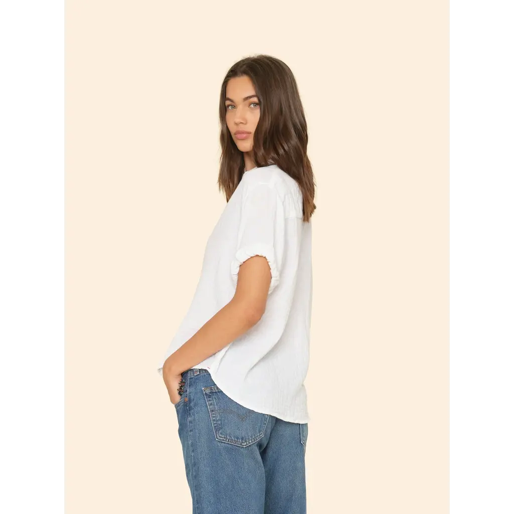 Xírena Cruz Top X5CHG017 in white