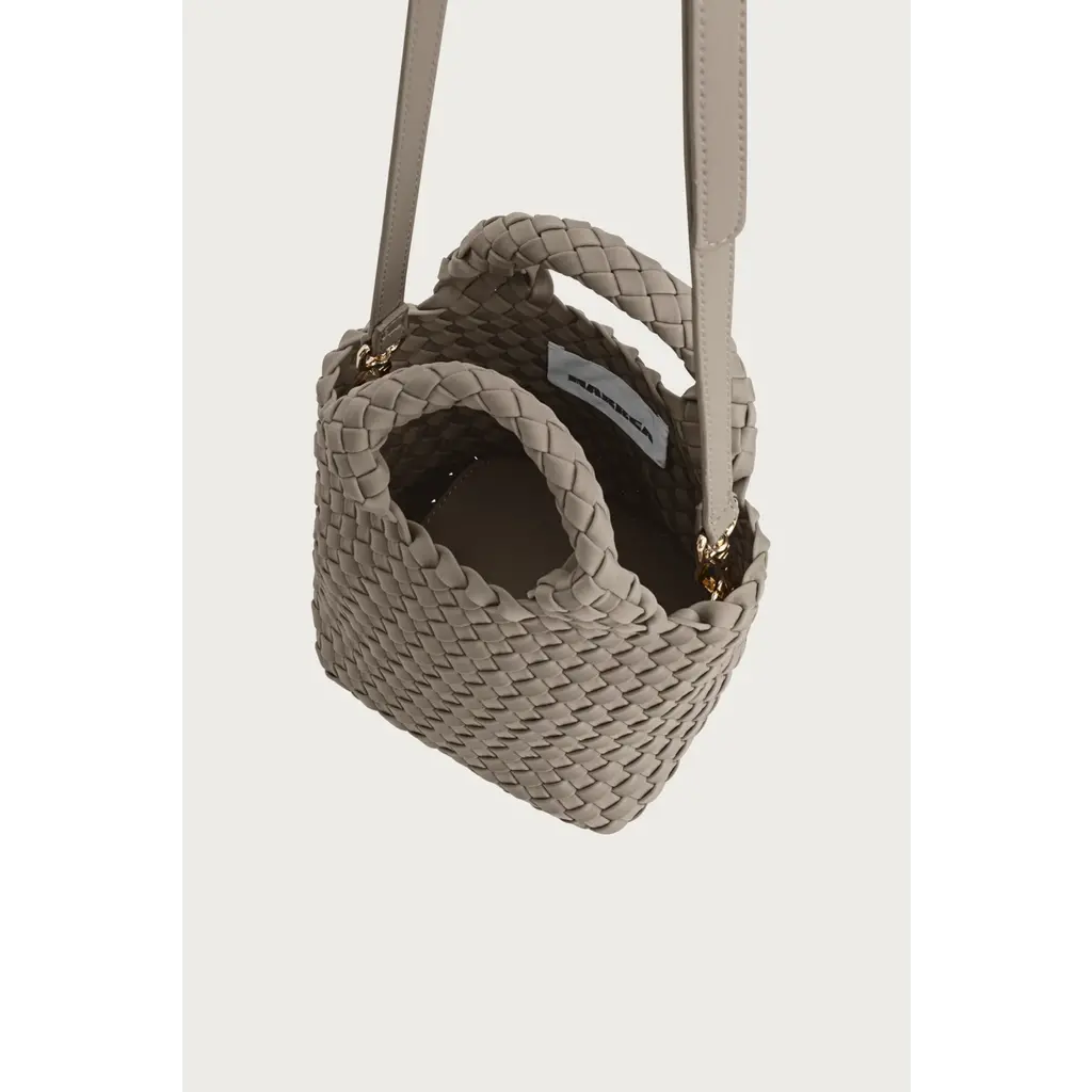 Marrea tas Mini met strap in taupe secret