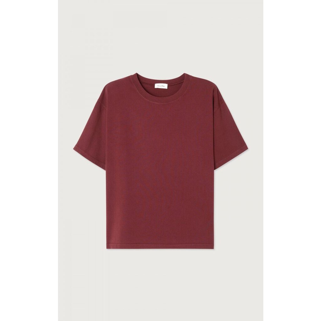 American Vintage t-shirt FIZ02AE25 in bordeaux vintage