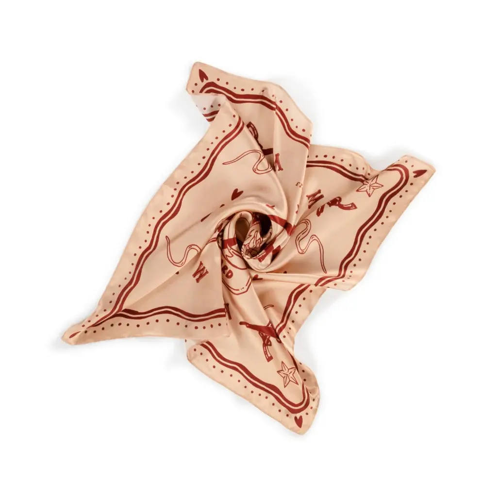 Old Habits Die Hard bandana/shawl in print cowgirl in the city