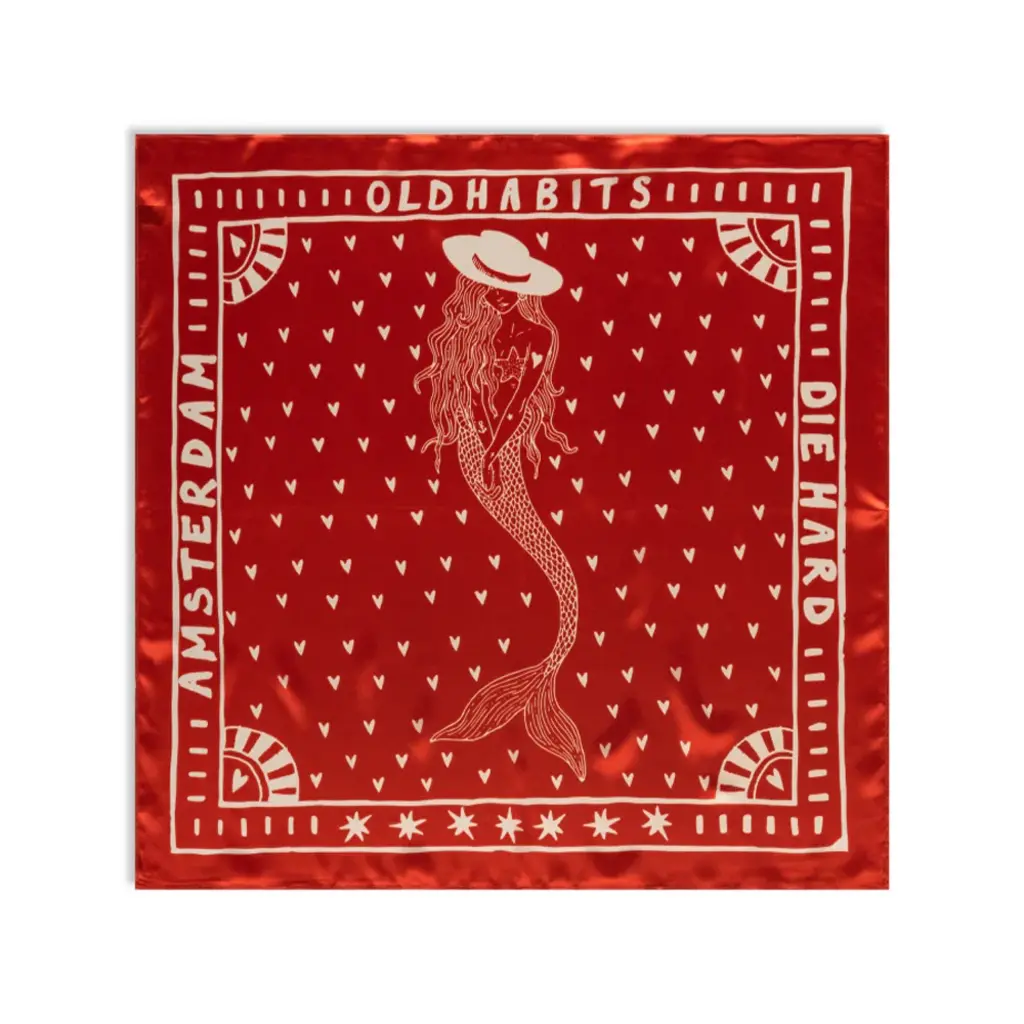 Old Habits Die Hard bandana/shawl in print little mermaid