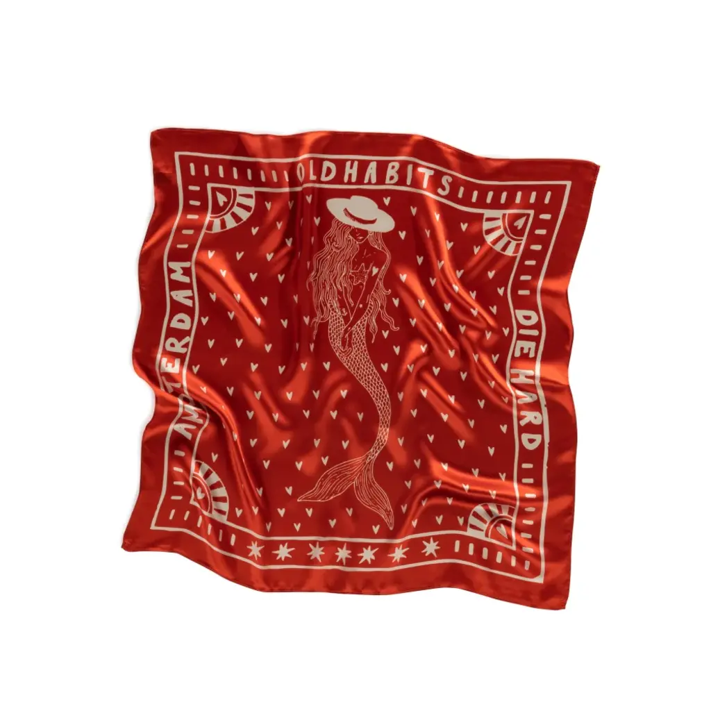 Old Habits Die Hard bandana/shawl in print little mermaid
