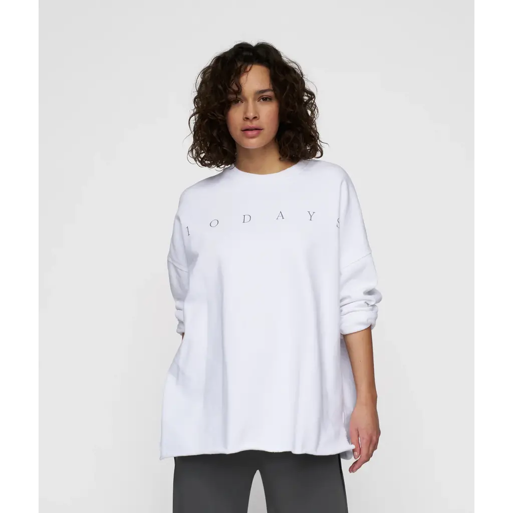 10 Days beach sweater in white