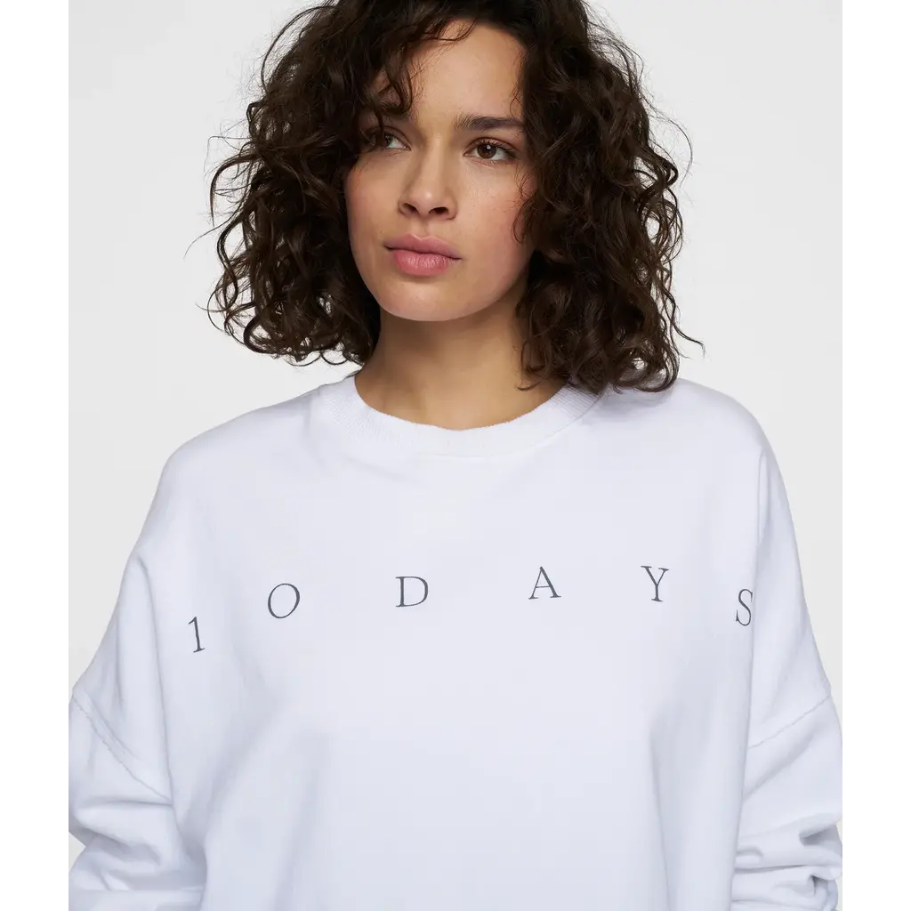 10 Days beach sweater in white