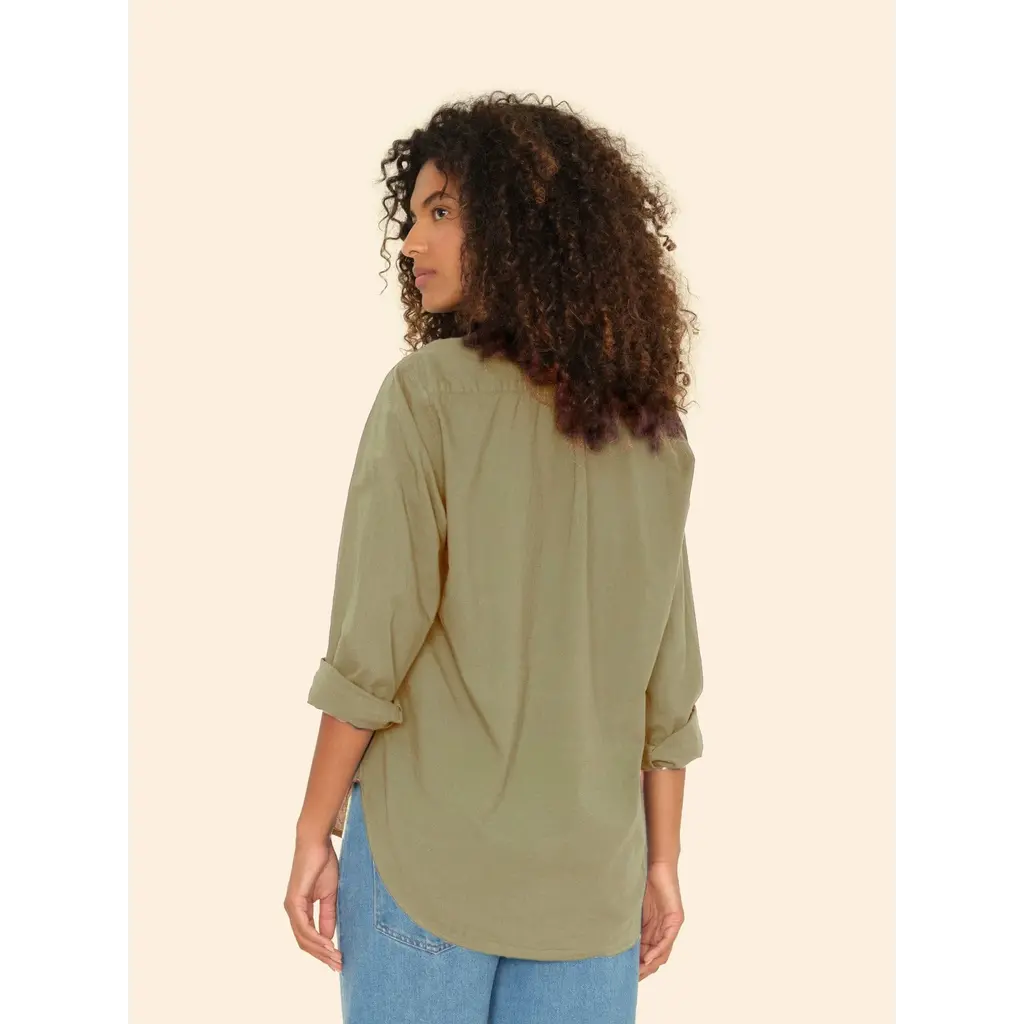 Xírena blouse beau Shirt in dark seagrass