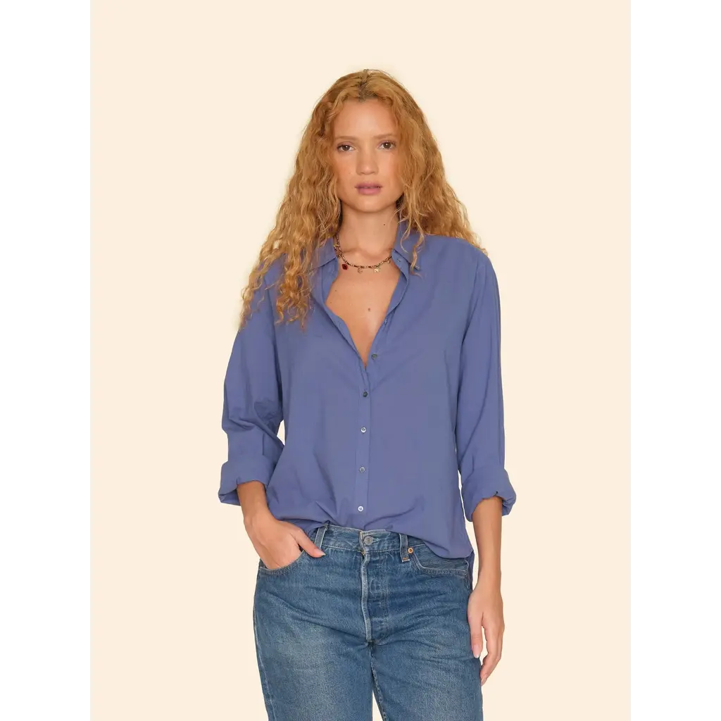 Xírena blouse beau in marlin blue