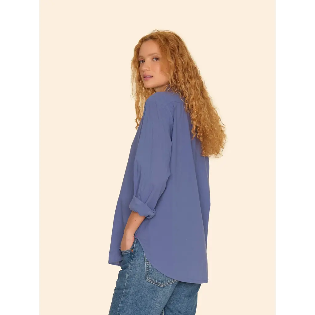 Xírena blouse beau in marlin blue
