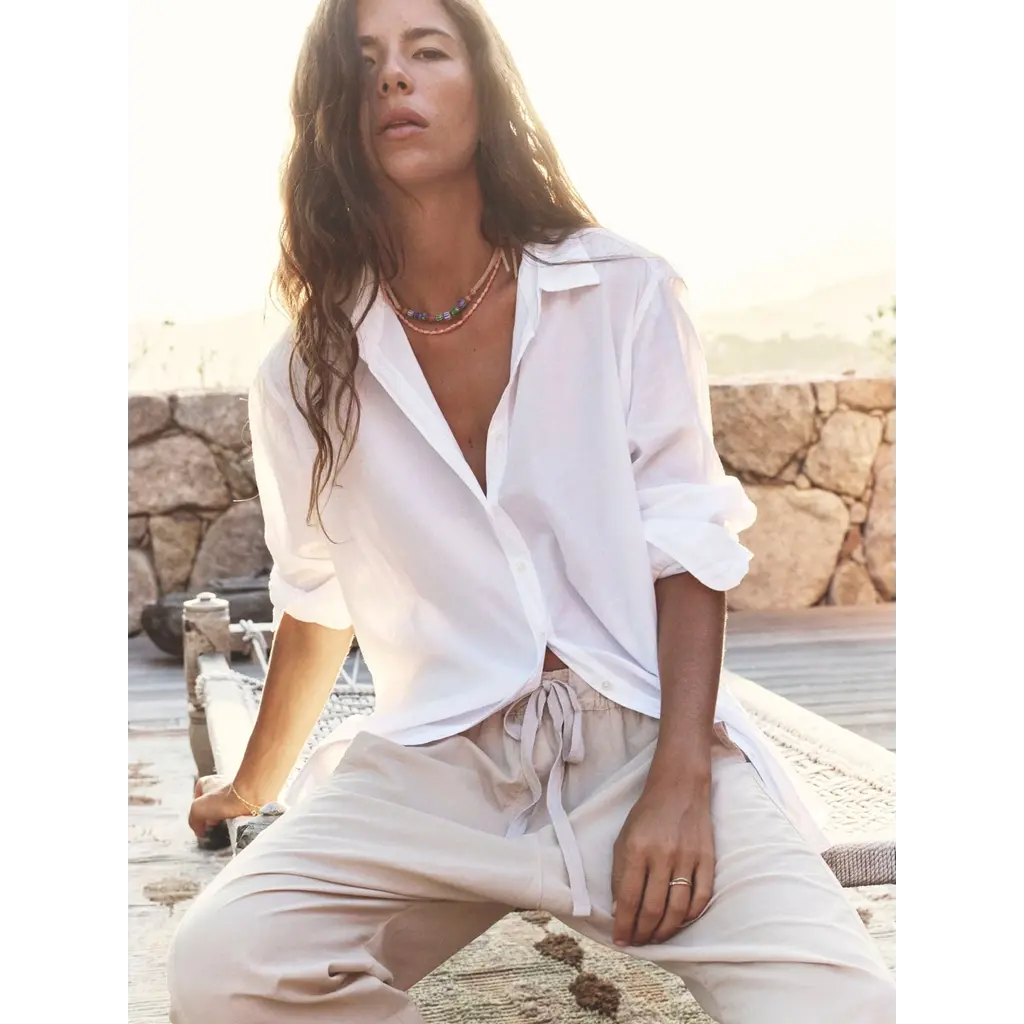 Xírena blouse beau in white