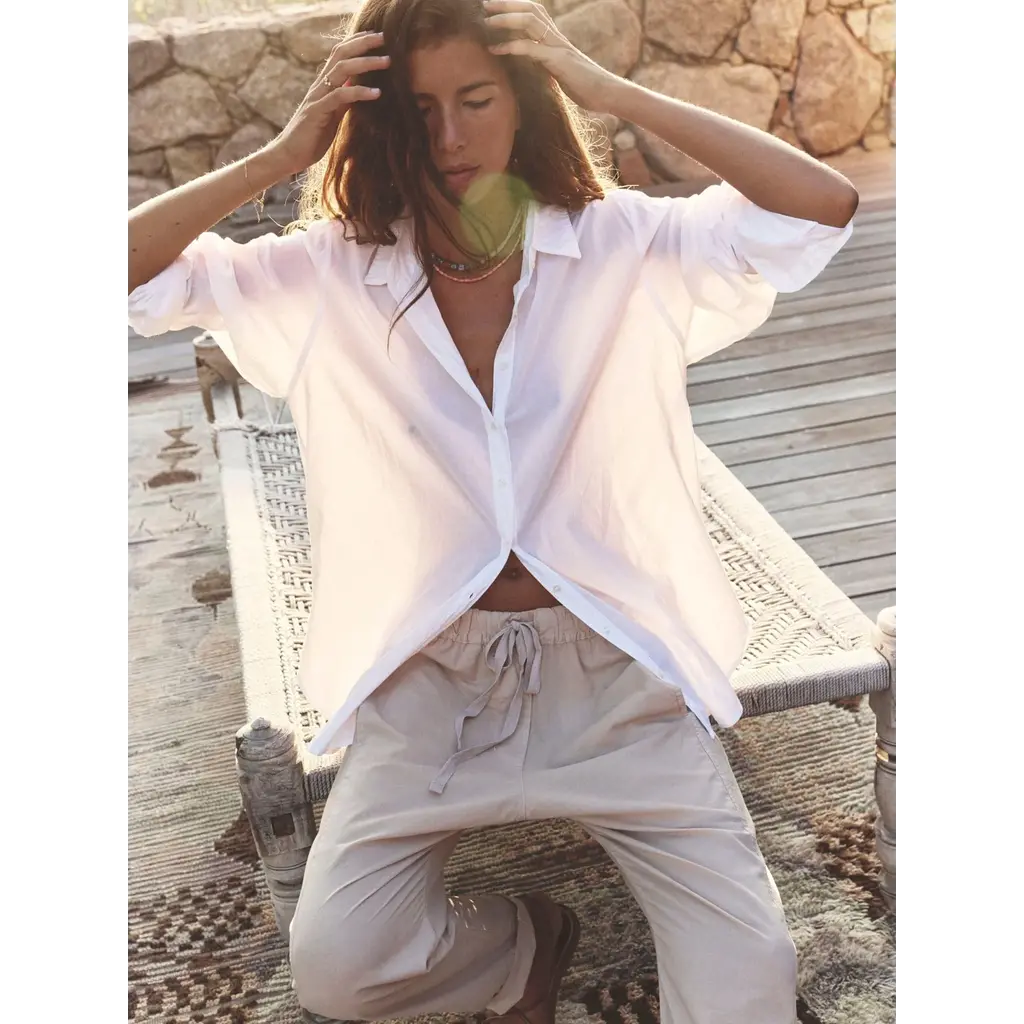 Xírena blouse beau X5CTP111 in white