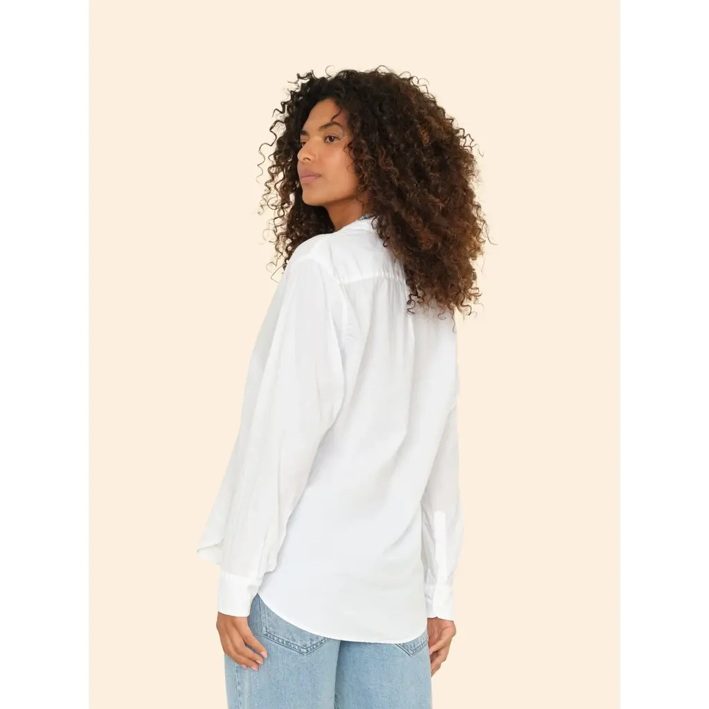 Xírena blouse beau in white