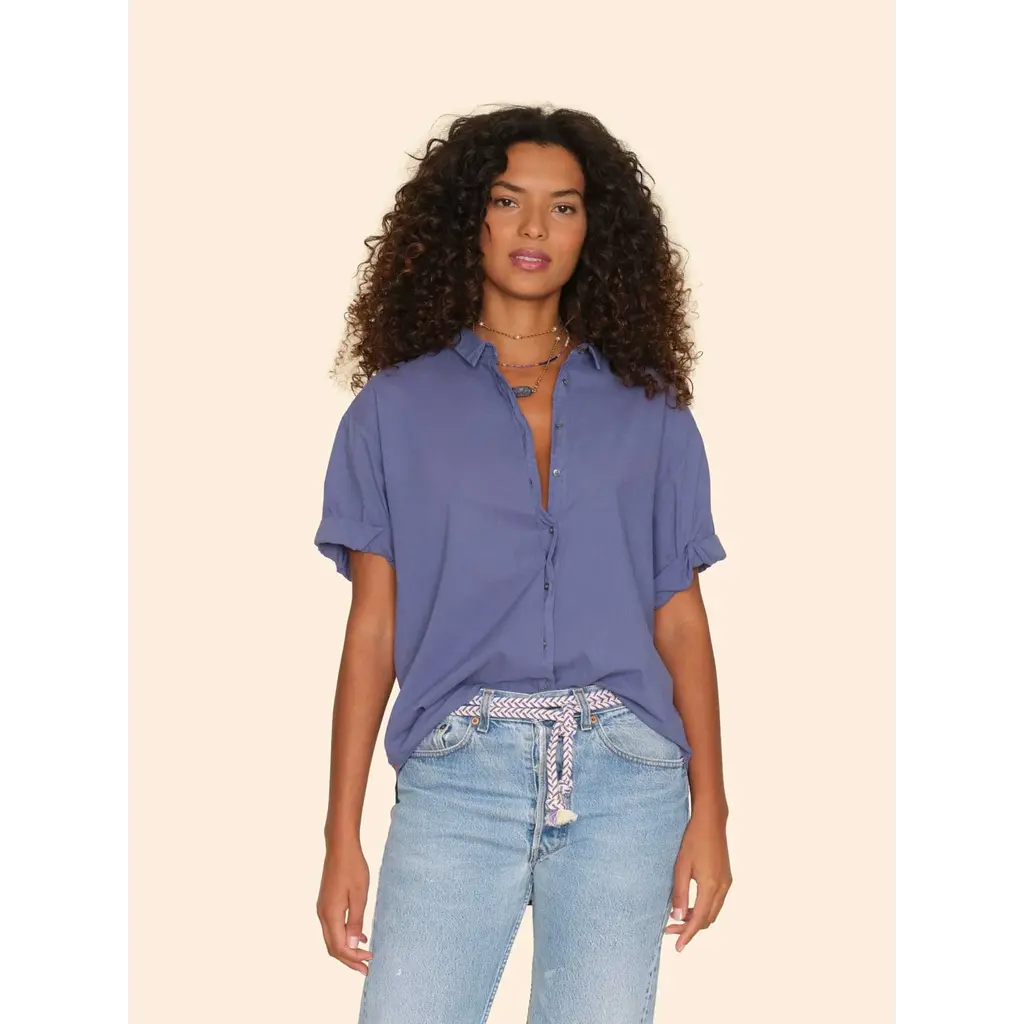 Xírena blouse channing in marlin blue
